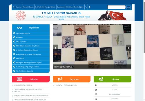 İSTANBUL / TUZLA - Evliya Çelebi Kız Anadolu İmam Hatip Lisesi