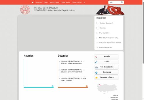 İSTANBUL / TUZLA - Gazi Mustafa Paşa Ortaokulu