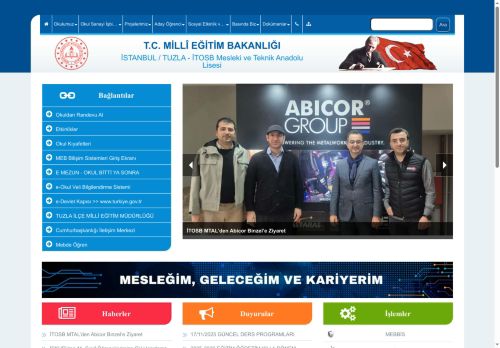 İSTANBUL / TUZLA - İTOSB Mesleki ve Teknik Anadolu Lisesi