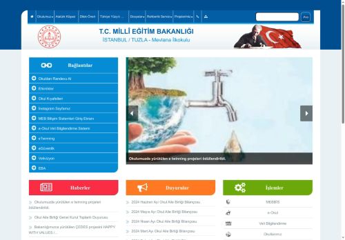 İSTANBUL / TUZLA - Mevlana İlkokulu