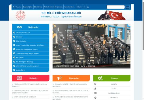 İSTANBUL / TUZLA - Tapduk Emre İlkokulu