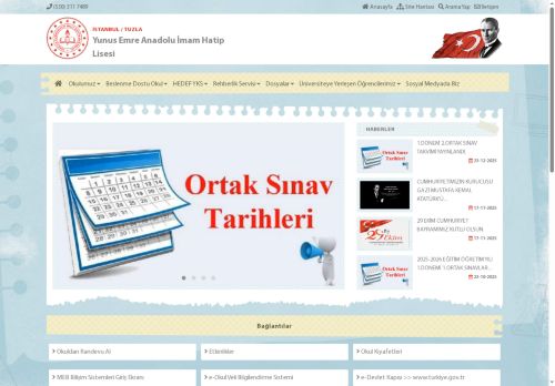 İSTANBUL / TUZLA - Yunus Emre Anadolu İmam Hatip Lisesi