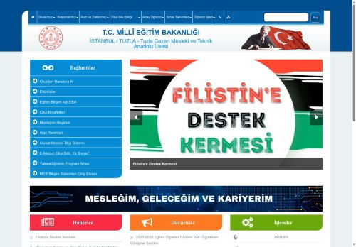 İSTANBUL / TUZLA - Tuzla Cezeri Mesleki ve Teknik Anadolu Lisesi