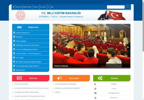 İSTANBUL / TUZLA - Ulubatlı Hasan Ortaokulu
