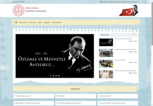 İZMİR / BORNOVA - Şehitler Ortaokulu