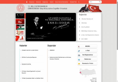 İZMİR / BORNOVA - Tülay Aktaş İşitme Engelliler Ortaokulu