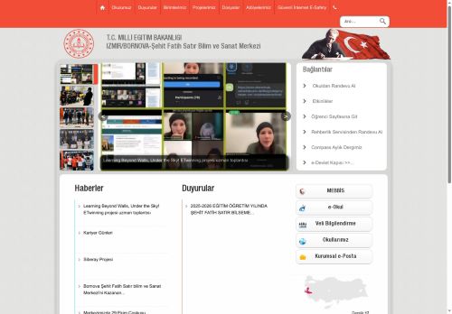 İZMİR / BORNOVA - Şehit Fatih Satır Bilim ve Sanat Merkezi