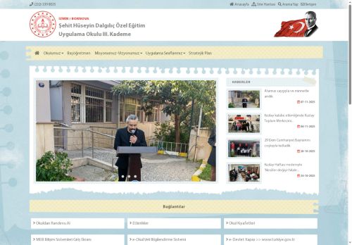 İZMİR / BORNOVA - Şehit Hüseyin Dalgılıç Özel Eğitim Uygulama Okulu III. Kademe