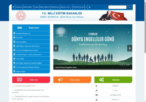 İZMİR / BORNOVA - Şehit Musa Can İlkokulu