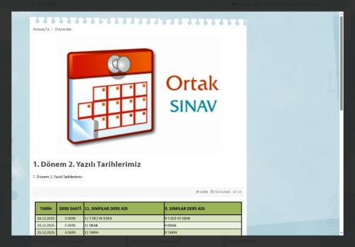 İSTANBUL / ÜMRANİYE - Atakent Şehit Selçuk Paker Anadolu Lisesi