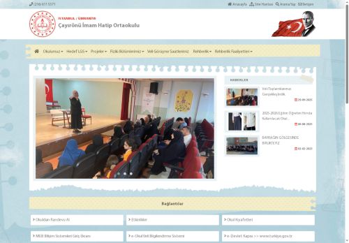 İSTANBUL / ÜMRANİYE - Çayırönü İmam Hatip Ortaokulu