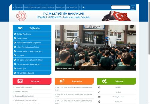 İSTANBUL / ÜMRANİYE - Fatih İmam Hatip Ortaokulu