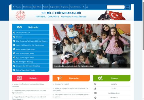 İSTANBUL / ÜMRANİYE - Mehmet Ali Yılmaz İlkokulu