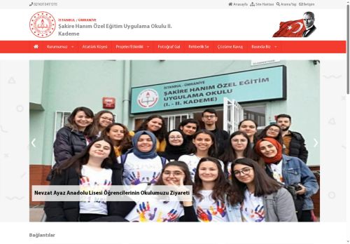 İSTANBUL / ÜMRANİYE - Şakire Hanım Özel Eğitim Uygulama Okulu II. Kademe