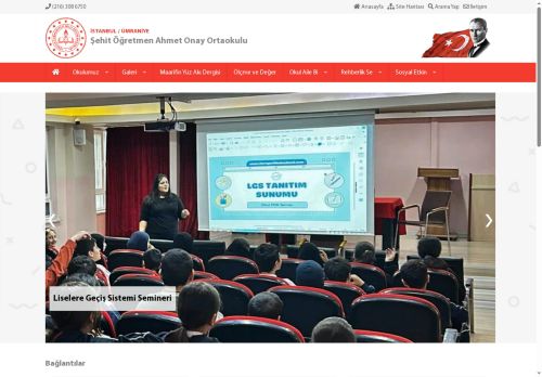 İSTANBUL / ÜMRANİYE - Şehit Öğretmen Ahmet Onay Ortaokulu