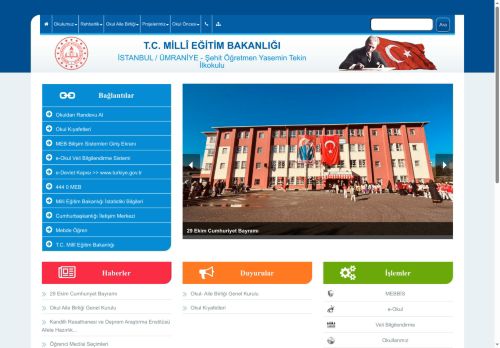 İSTANBUL / ÜMRANİYE - Şehit Öğretmen Yasemin Tekin İlkokulu