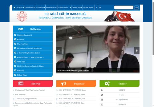 İSTANBUL / ÜMRANİYE - TOKİ Esenkent Ortaokulu