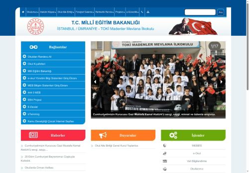 İSTANBUL / ÜMRANİYE - TOKİ Madenler Mevlana İlkokulu