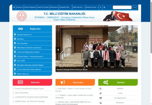 İSTANBUL / ÜMRANİYE - Ümraniye Celaleddin Ökten Hoca İmam Hatip Ortaokulu