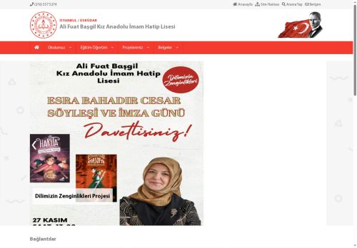 İSTANBUL / ÜSKÜDAR - Ali Fuat Başgil Kız Anadolu İmam Hatip Lisesi