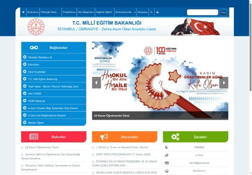 İSTANBUL / ÜMRANİYE - Zehra-Asım Ülker Anadolu Lisesi