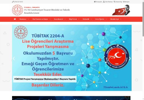 İSTANBUL / ÜMRANİYE - 75. Yıl Cumhuriyet Ticaret Mesleki ve Teknik Anadolu Lisesi