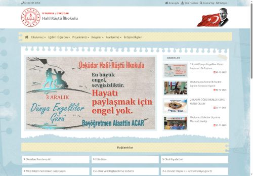 İSTANBUL / ÜSKÜDAR - Halil Rüştü İlkokulu