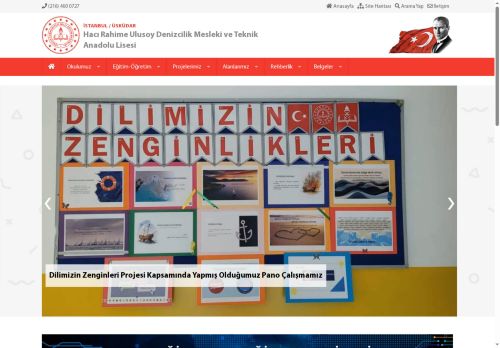 İSTANBUL / ÜSKÜDAR - Hacı Rahime Ulusoy Denizcilik Mesleki ve Teknik Anadolu Lisesi