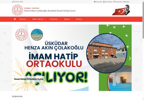 İSTANBUL / ÜSKÜDAR - Henza Akın Çolakoğlu Anadolu İmam Hatip Lisesi