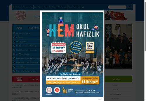 İSTANBUL / ÜSKÜDAR - İstanbul Ticaret Odası Marmara Anadolu İmam Hatip Lisesi