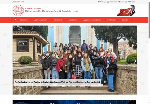 İSTANBUL / ÜSKÜDAR - Mithatpaşa Kız Mesleki ve Teknik Anadolu Lisesi