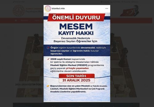 İSTANBUL / ÜSKÜDAR - Paşakapısı Mesleki Eğitim Merkezi