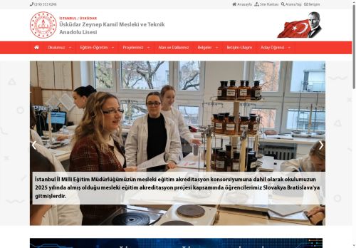 İSTANBUL / ÜSKÜDAR - Üsküdar Zeynep Kamil Mesleki ve Teknik Anadolu Lisesi