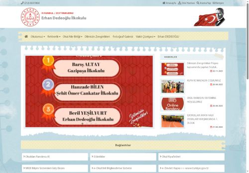 İSTANBUL / ZEYTİNBURNU - Erhan Dedeoğlu İlkokulu