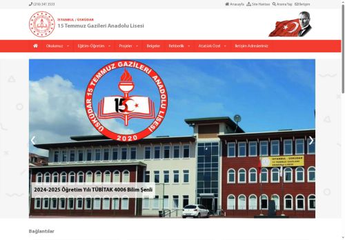 İSTANBUL / ÜSKÜDAR - 15 Temmuz Gazileri Anadolu Lisesi