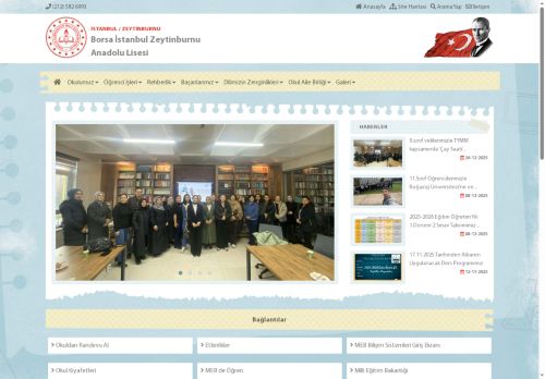 İSTANBUL / ZEYTİNBURNU - Borsa İstanbul Zeytinburnu Anadolu Lisesi