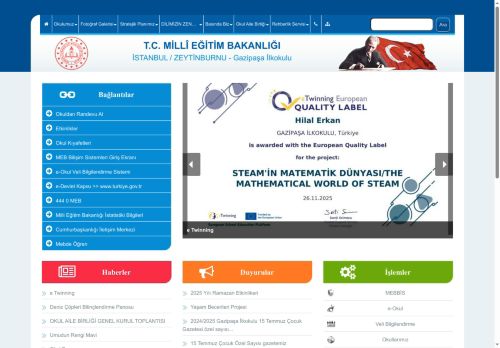 İSTANBUL / ZEYTİNBURNU - Gazipaşa İlkokulu