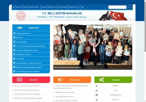 İSTANBUL / ZEYTİNBURNU - Kazım Özalp İlkokulu