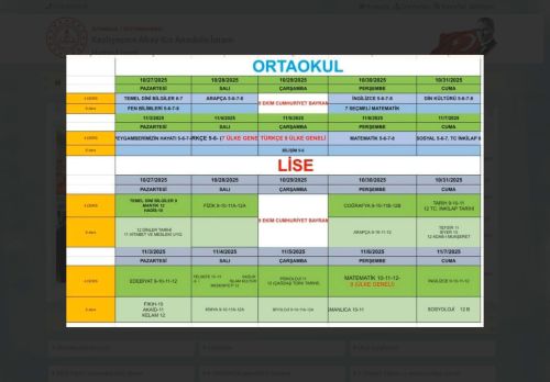 İSTANBUL / ZEYTİNBURNU - Kazlıçeşme Abay Kız Anadolu İmam Hatip Lisesi