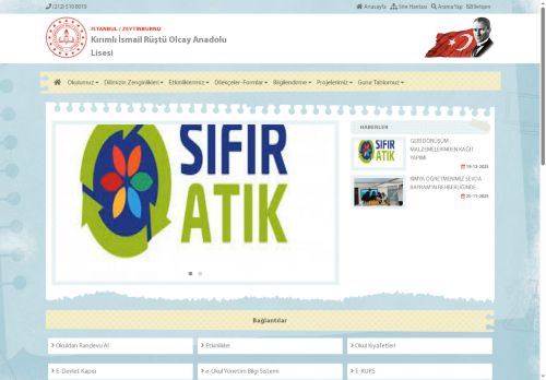 İSTANBUL / ZEYTİNBURNU - Kırımlı İsmail Rüştü Olcay Anadolu Lisesi