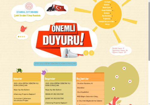 İSTANBUL / ZEYTİNBURNU - Şehit İbrahim Yılmaz Anaokulu