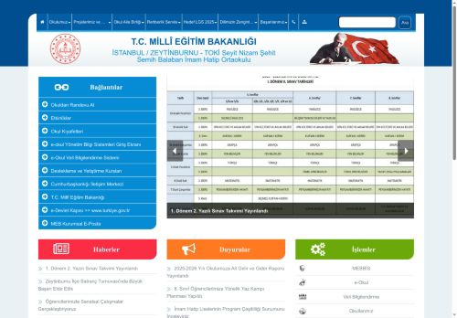 İSTANBUL / ZEYTİNBURNU - TOKİ Seyit Nizam Şehit Semih Balaban İmam Hatip Ortaokulu