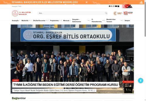 MEB İSTANBUL - BAHÇELİEVLER İLÇE MİLLÎ EĞİTİM MÜDÜRLÜĞÜ