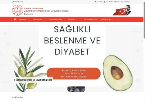 İSTANBUL / ZEYTİNBURNU - Zeytinburnu Özel Eğitim Uygulama Okulu I. Kademe