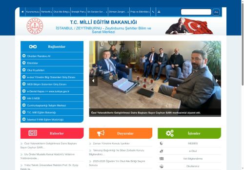 İSTANBUL / ZEYTİNBURNU - Zeytinburnu Şehitler Bilim ve Sanat Merkezi