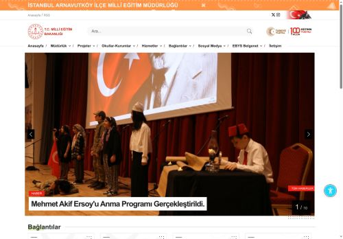 MEB İSTANBUL - ARNAVUTKÖY İLÇE MİLLÎ EĞİTİM MÜDÜRLÜĞÜ