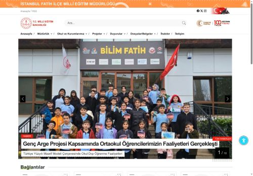 MEB İSTANBUL - FATİH İLÇE MİLLÎ EĞİTİM MÜDÜRLÜĞÜ