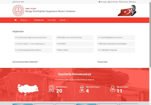 İZMİR / ALİAĞA - Aliağa Özel Eğitim Uygulama Okulu I. Kademe