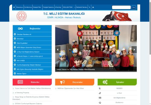 İZMİR / ALİAĞA - Helvacı İlkokulu