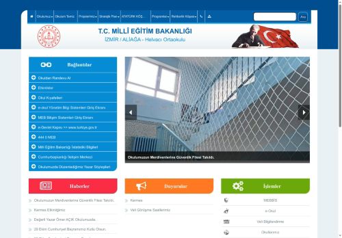 İZMİR / ALİAĞA - Helvacı Ortaokulu